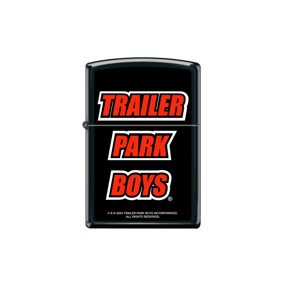 Zippo 114504 Trailer Park Boys Logo Black Matte