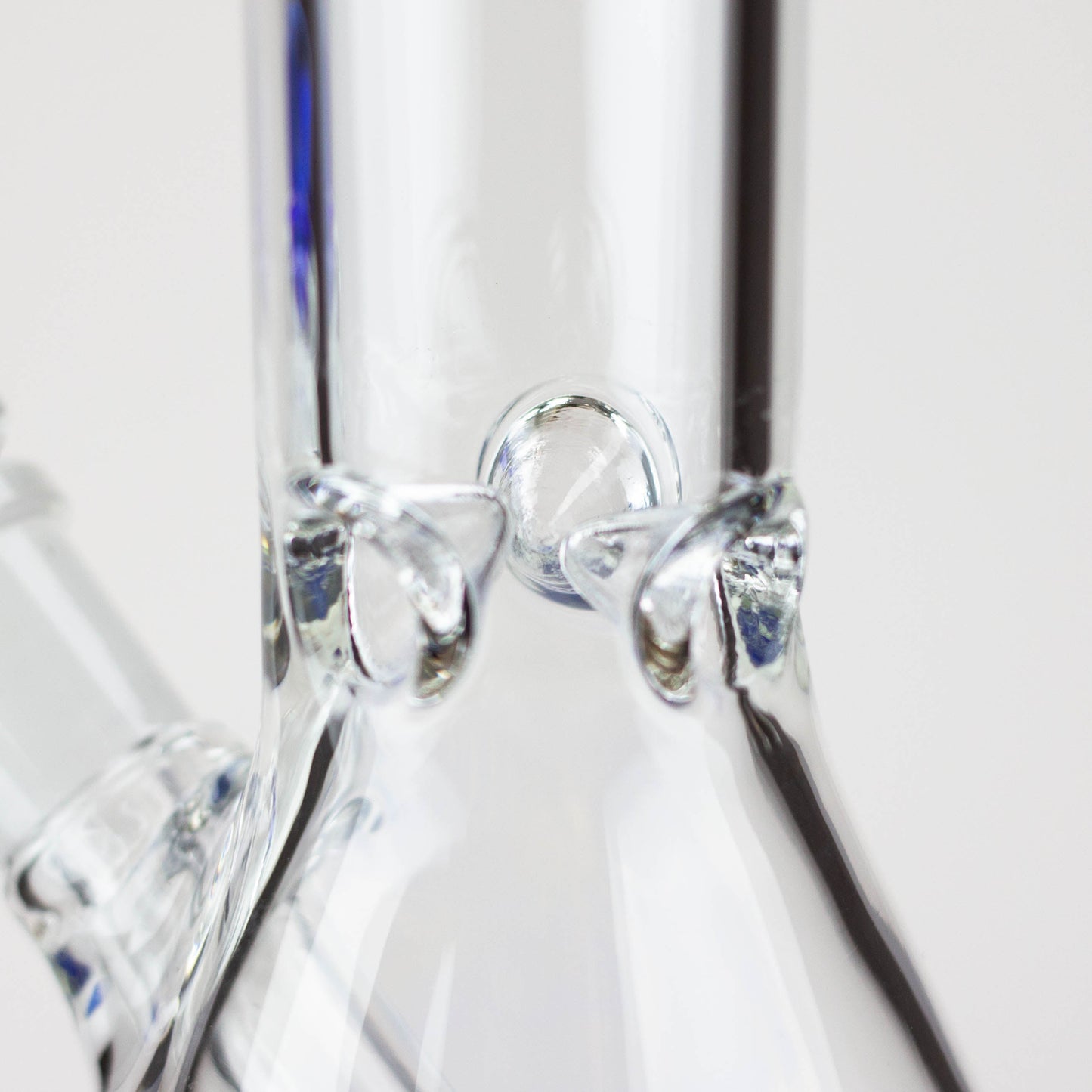 9.5" Gold Cobra beaker glass water bong (Wide)