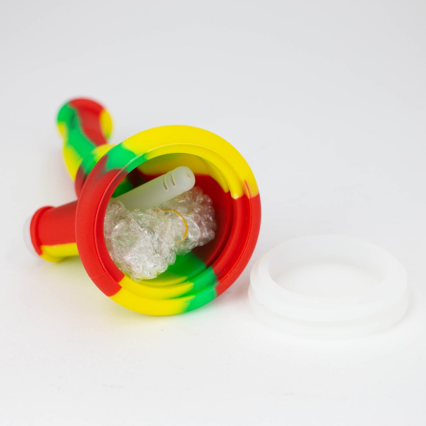 8" silicone detachable water bong - Assorted