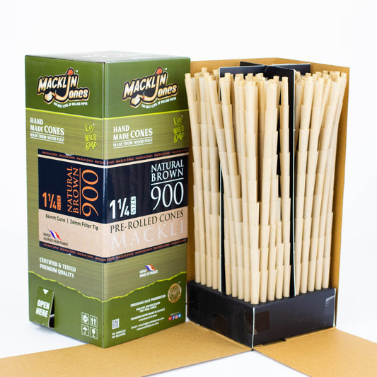 Macklin Jones - Natural Brown 1 1/4 Pre-Rolled cones Tower 900