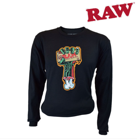 Raw | Men's Zombe Long Sleeve T-shirt Black 2XL
