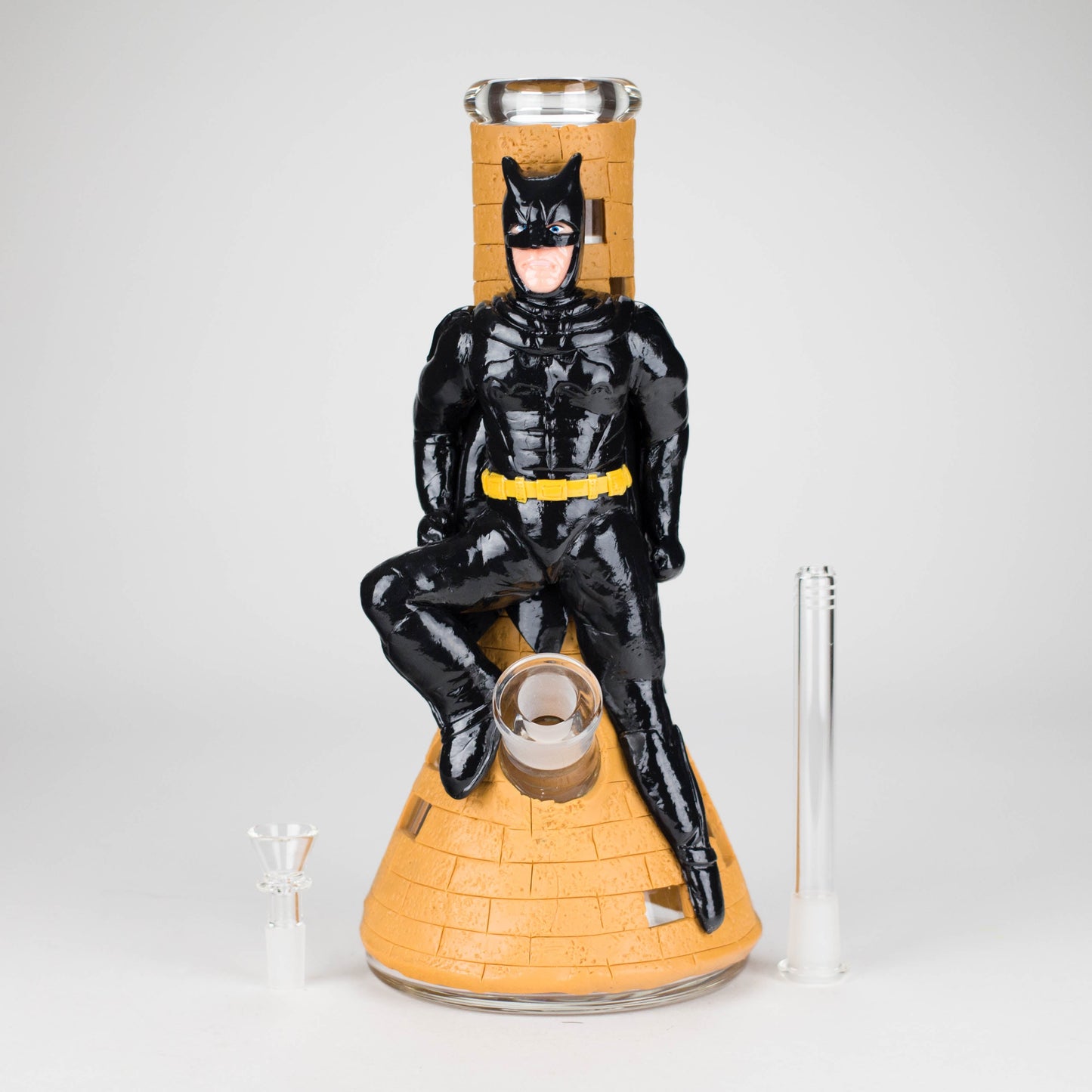 12" Bat Hero Tower Glass Bong – 9mm Thick Collectible Glass