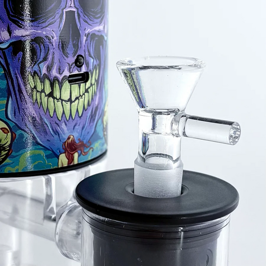 Electric Lamp Bong Set-Skull