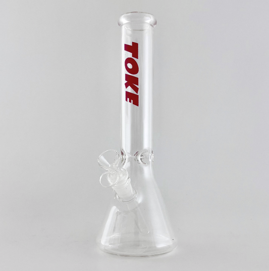 TOKE - 12" Beaker Bongs – 4mm Thick Glass