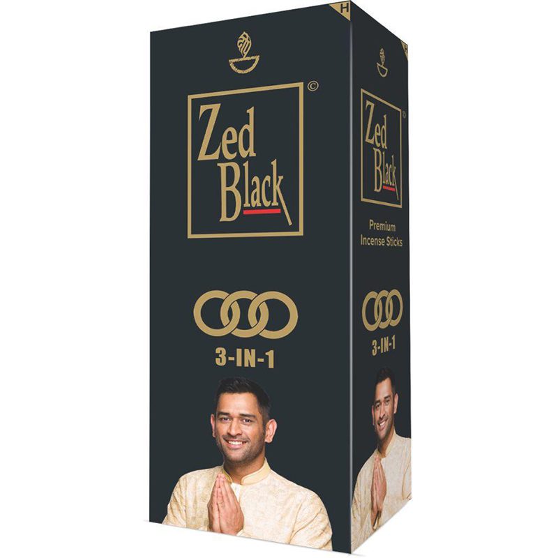 Zed Black | 3-in-1 Premium Incense Sticks – 6 Pack | 20 Sticks per Pack
