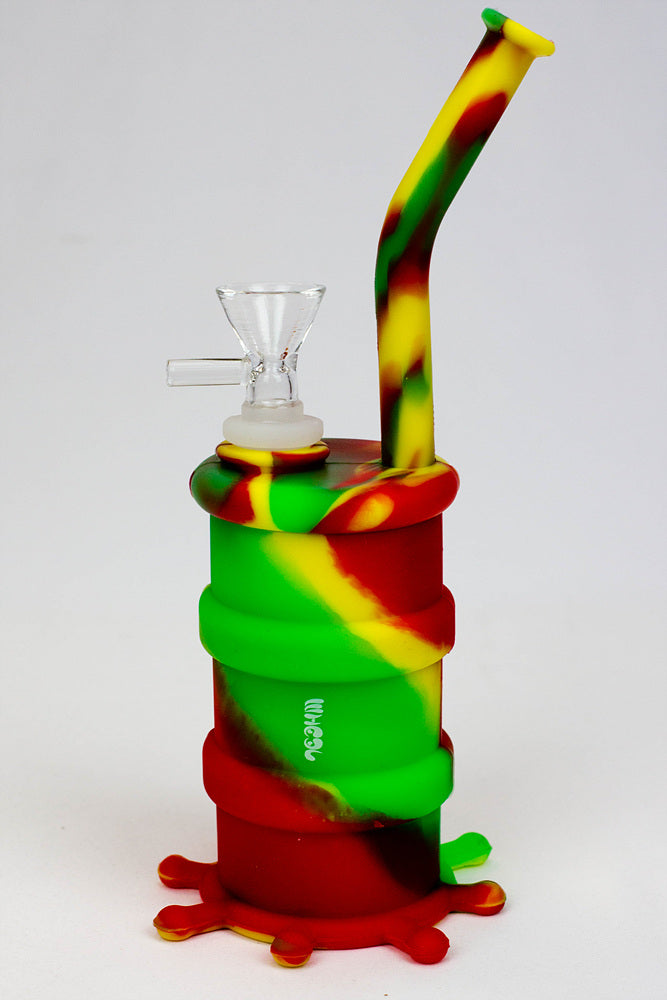 8" silicone detachable bubbler