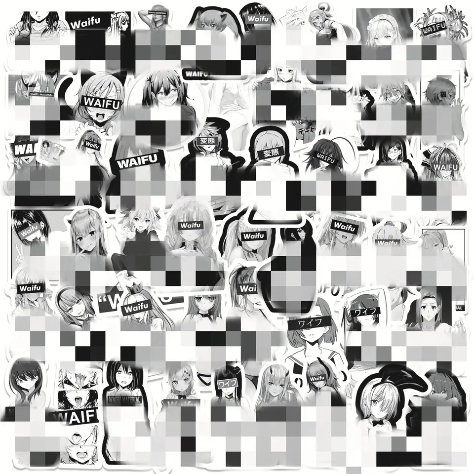 50pcs Assorted Pin Up Girls Design Stickers