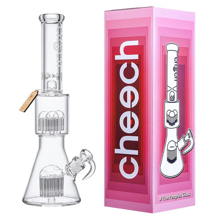 Cheech Glass | 16" Double Tree Perc Beaker – The Forest Whitaker - CH-217