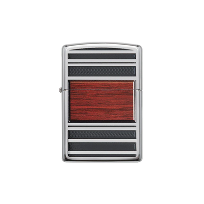 Zippo 28676 Wood Emblem with Pipe Insert