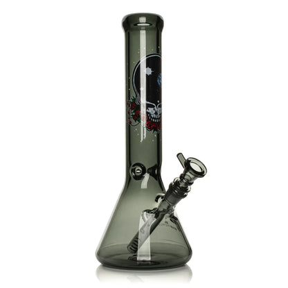 GEAR Premium® | 13" 7mm Thick Space Your Face Beaker Base Water Pipe - Grateful Dead x GEAR Premium®