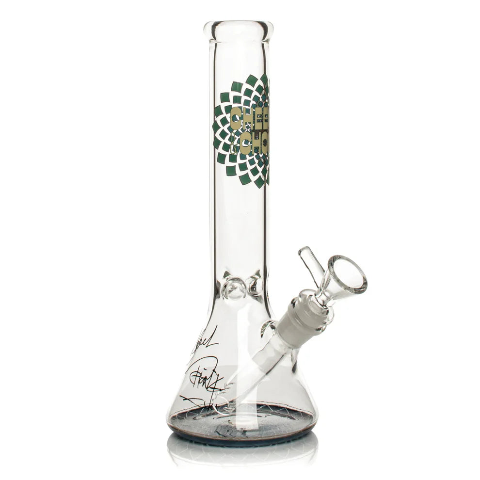 Cheech & Chong® Glass | 10" Fibonacci Beaker Base Water Pipe [CC164]