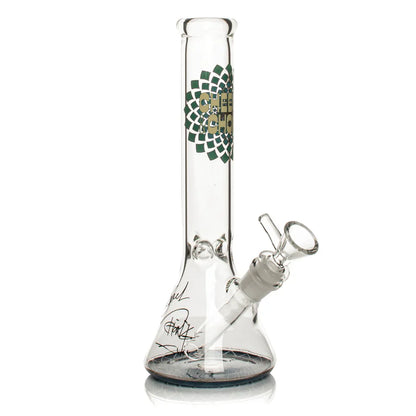 Cheech & Chong® Glass | 10" Fibonacci Beaker Base Water Pipe [CC164]