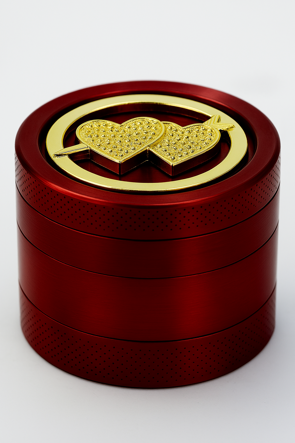 GHOST 4 parts color grinder with a decoration lid