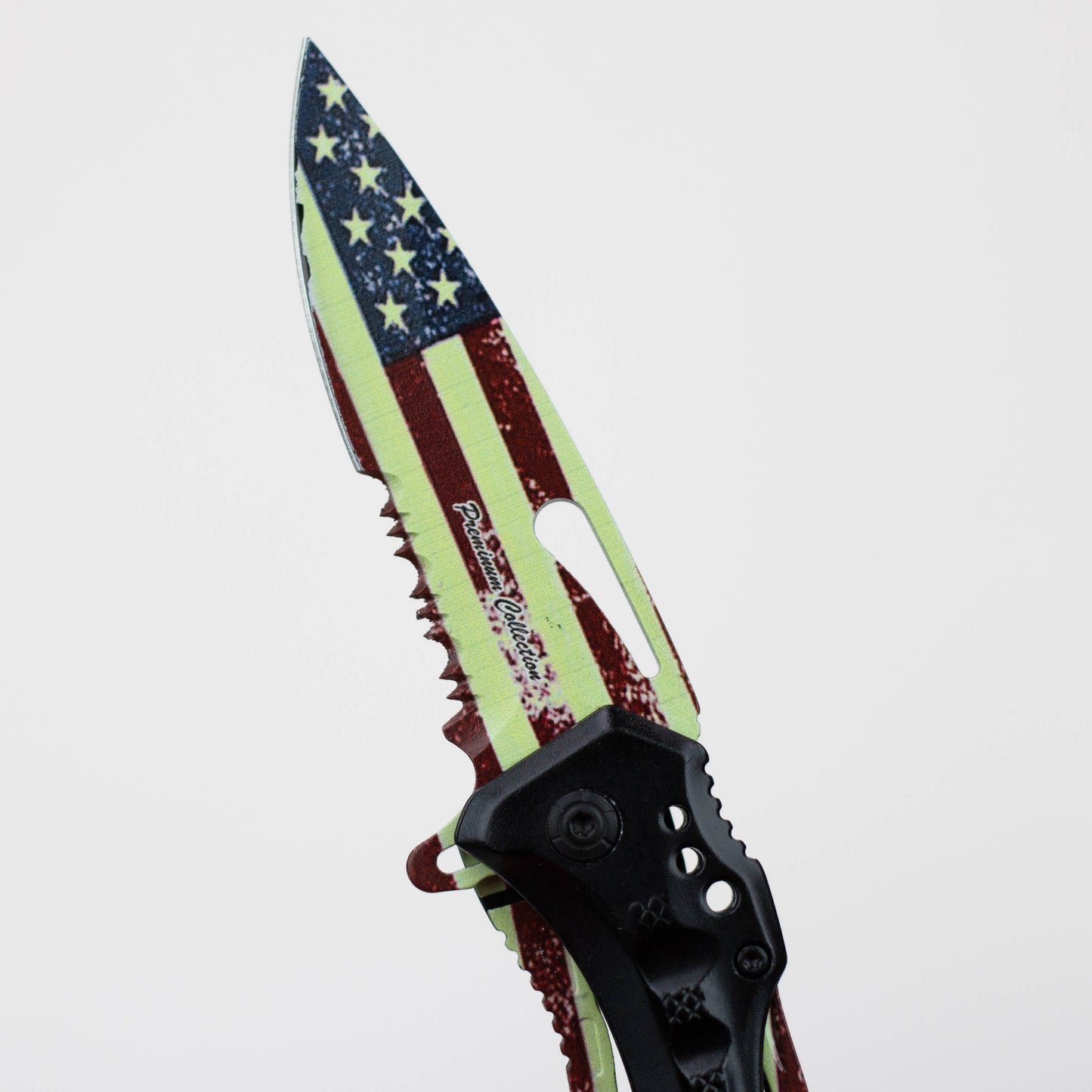 8" " USA Flag  Handle - Folding Knife [13733]