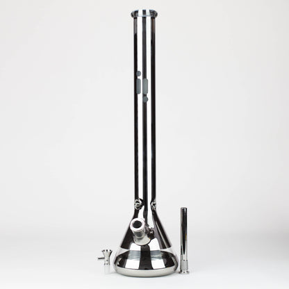 24" Infyniti 7 mm metallic glass water bong [GP1774]