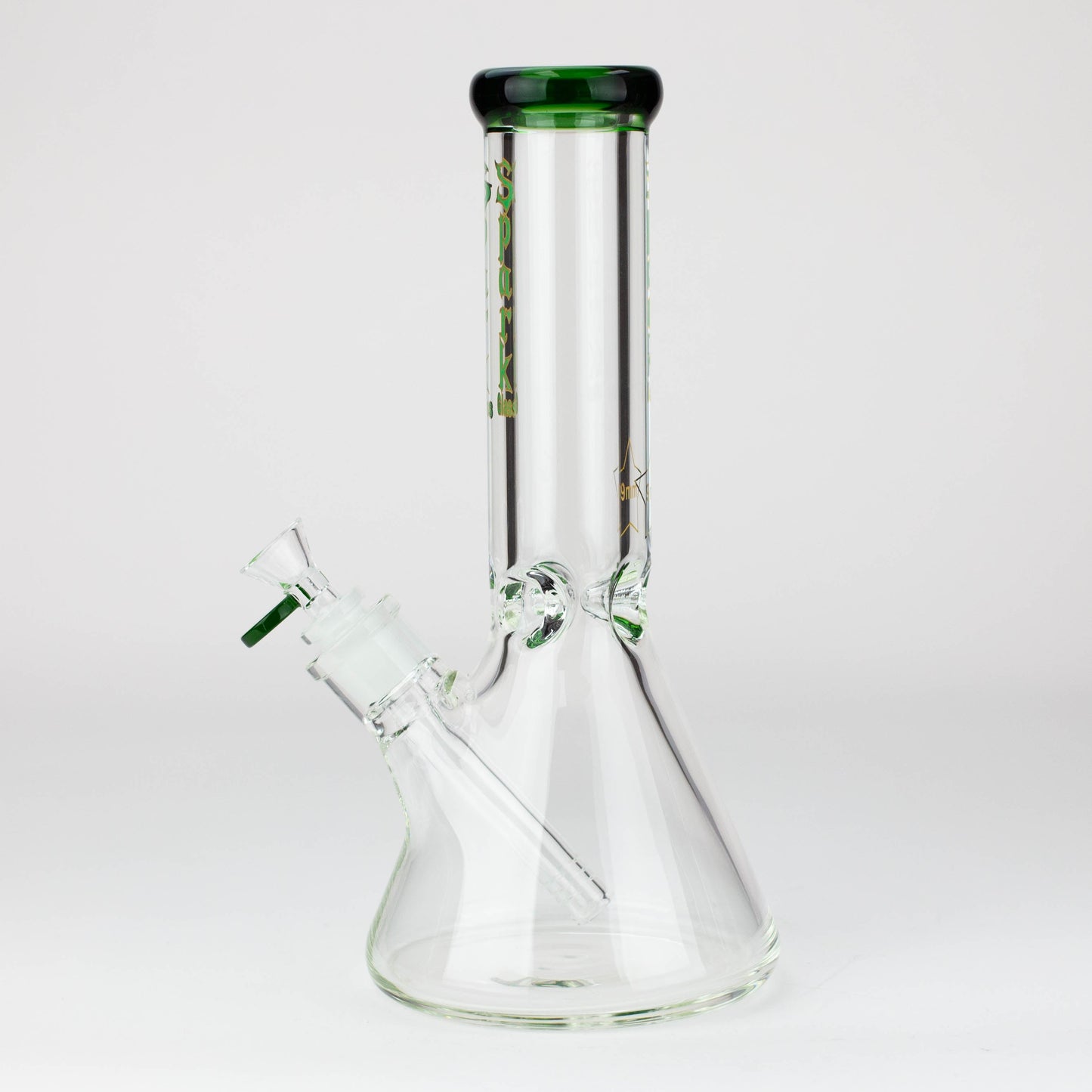 12" SPARK 9 mm glass beaker water bong [GB223]