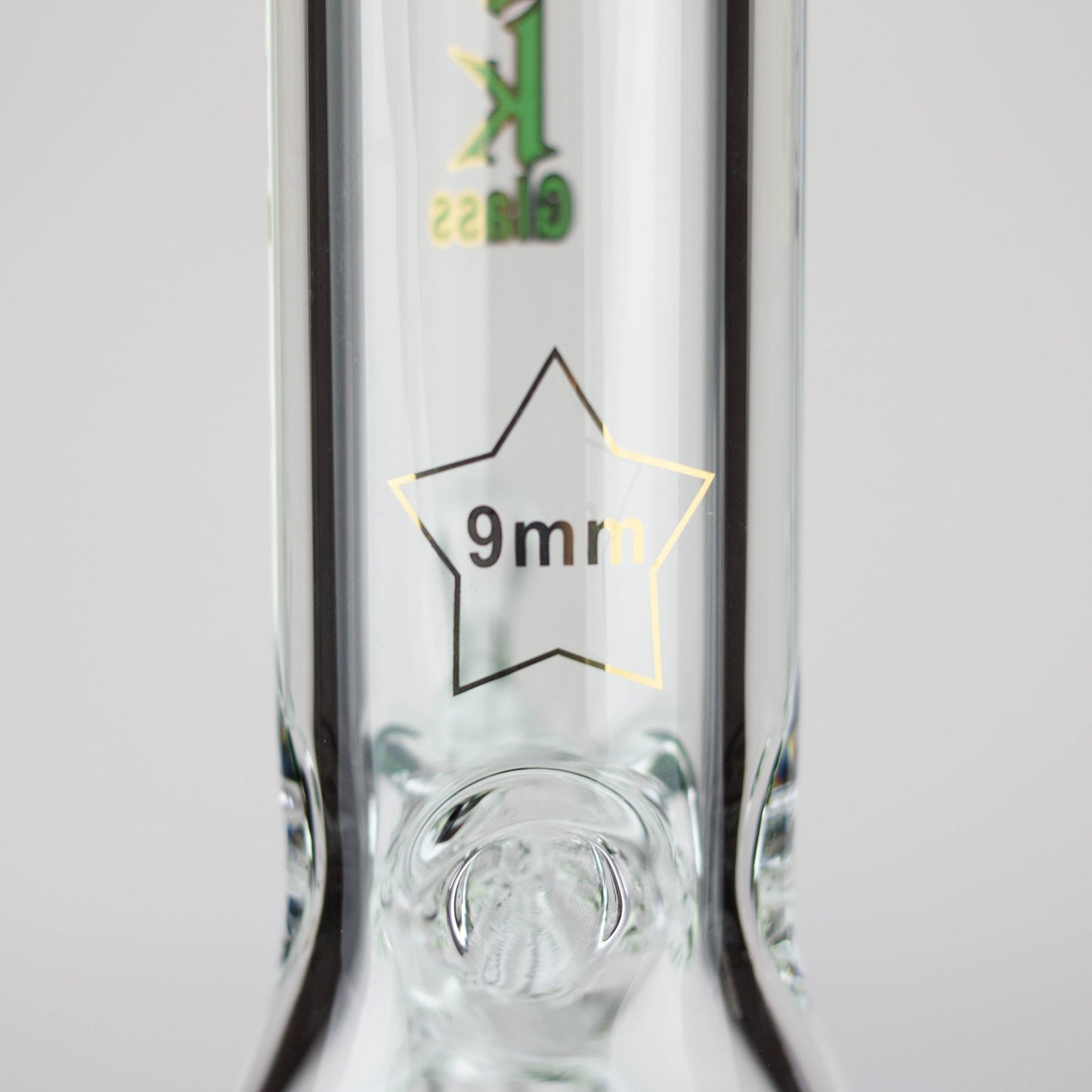 12" SPARK 9 mm glass beaker water bong [GB223]