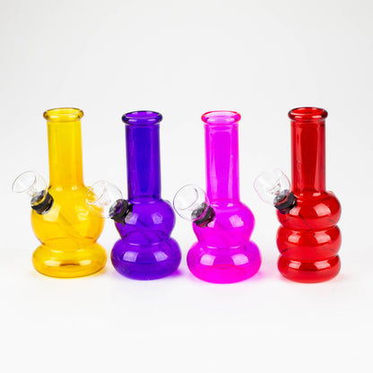 5" Assorted mini beaker glass water bong [PGWP-144]
