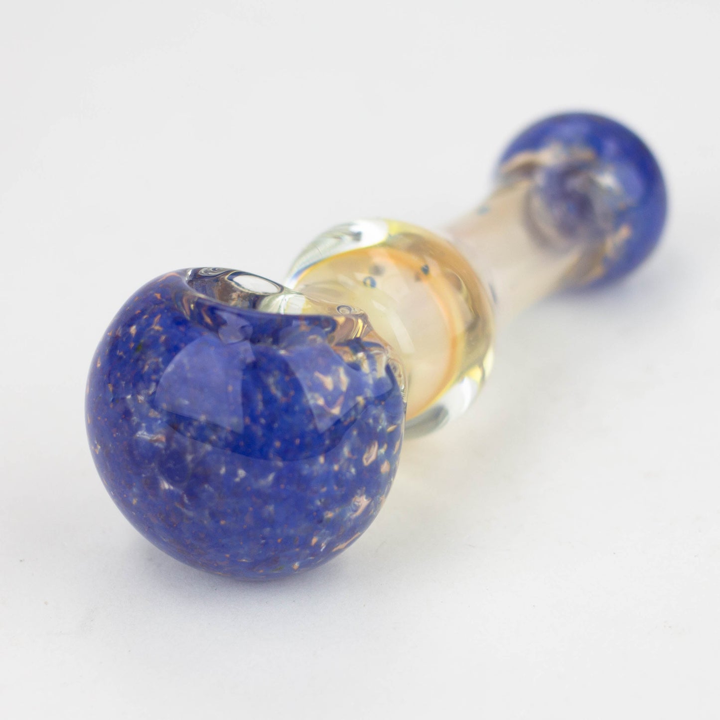 4.5" Gold Fumed Hand Pipe Pack of 2 [10606]