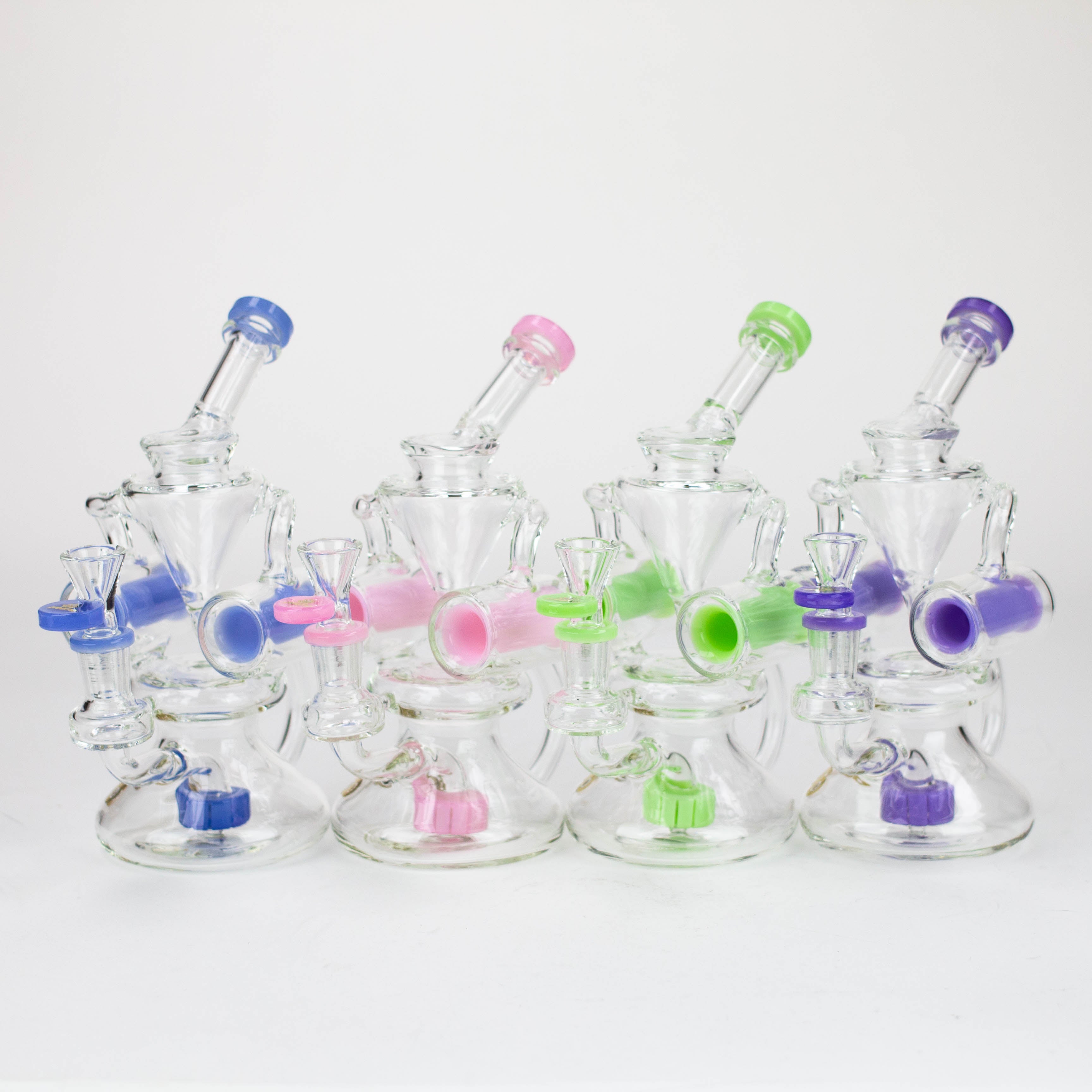 preemo - 8 inch Double Finger Hole Recycler [P086] – Olympus Cannabis
