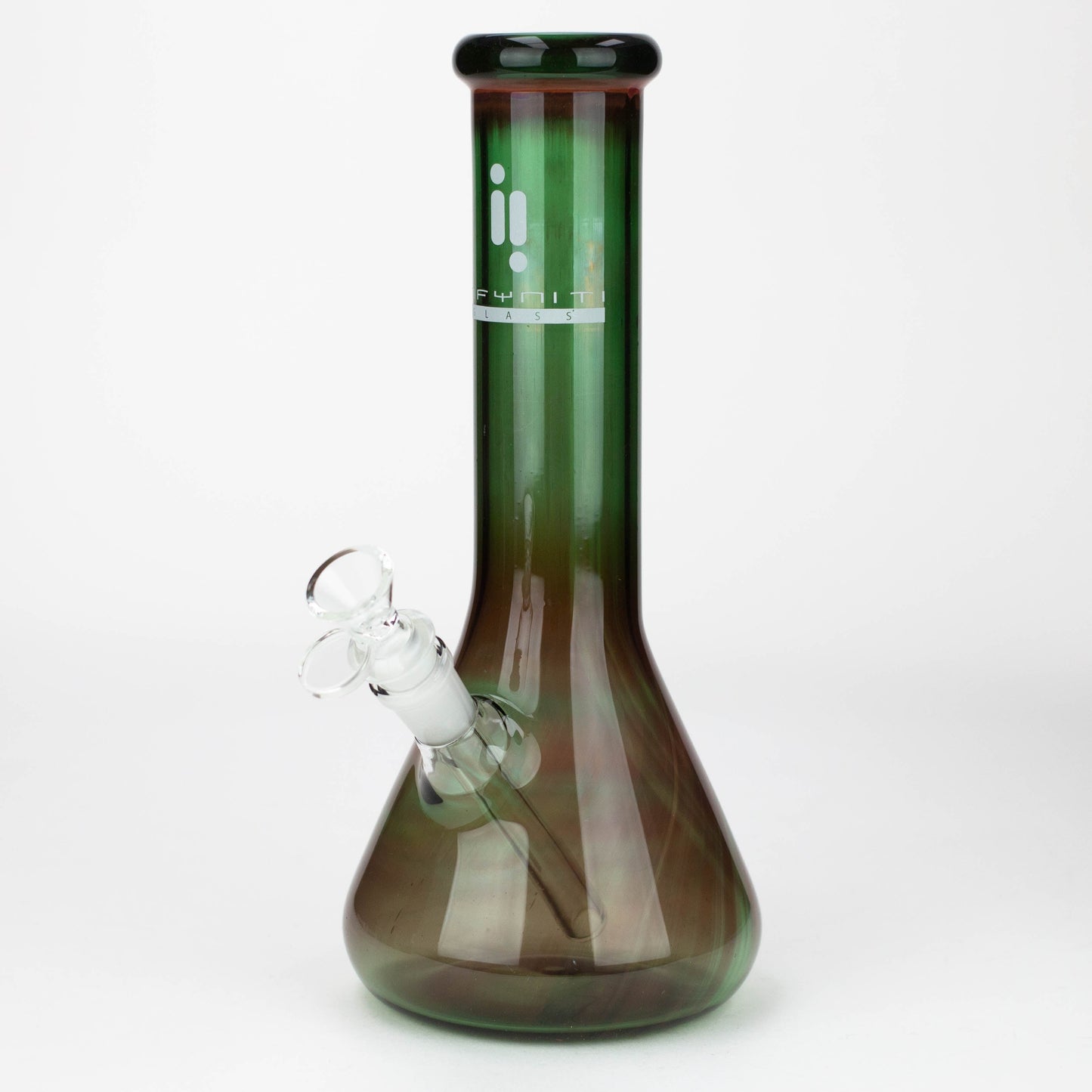 Infyniti |12' Green tube glass water bong