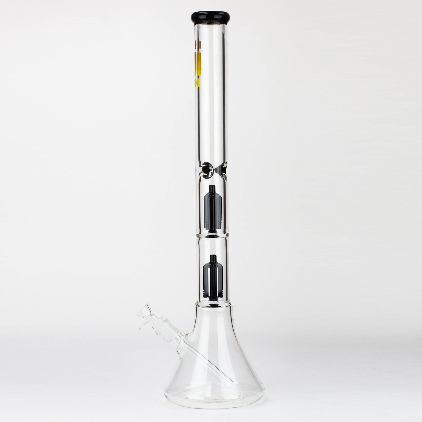 Infyniti | 24" Dual tree 7mm beaker glass water bong