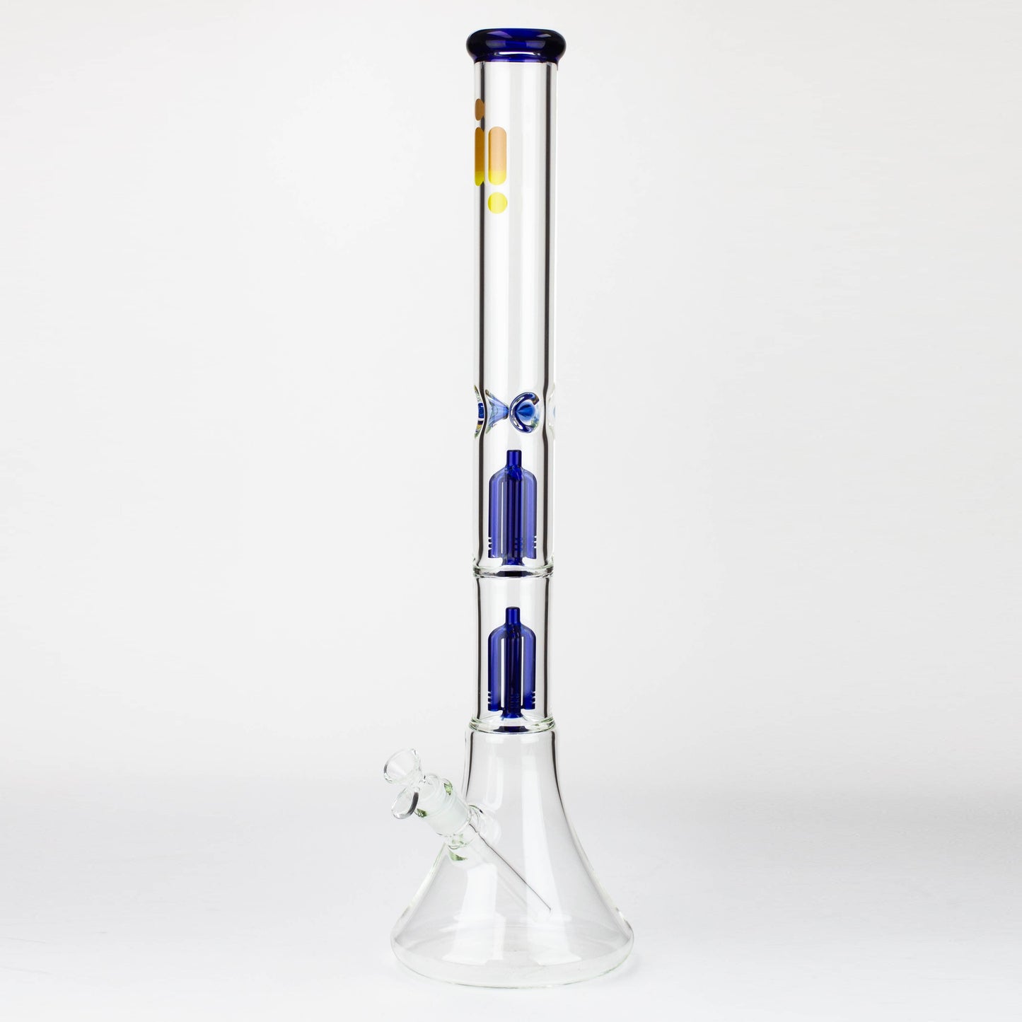 Infyniti | 24" Dual tree 7mm beaker glass water bong