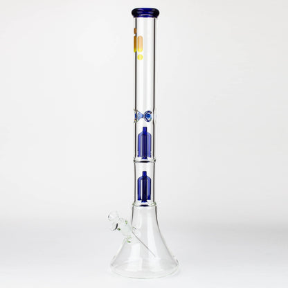 Infyniti | 24" Dual tree 7mm beaker glass water bong