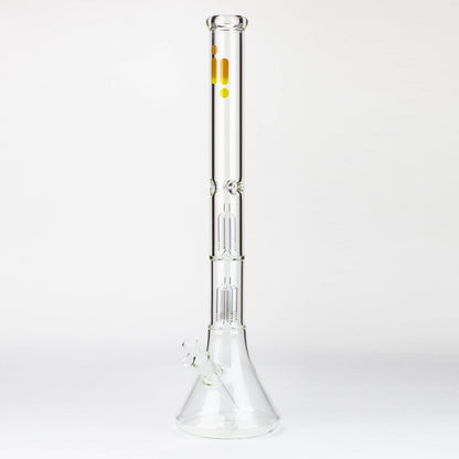 Infyniti | 24" Dual tree 7mm beaker glass water bong