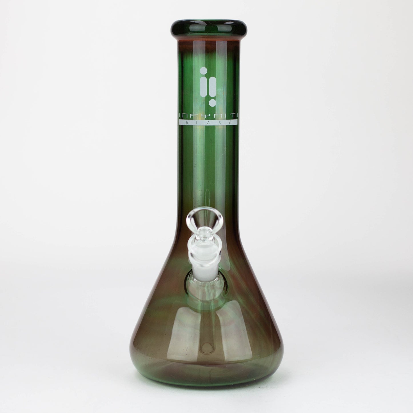 Infyniti |12' Green tube glass water bong