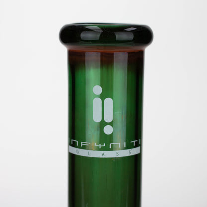 Infyniti |12' Green tube glass water bong