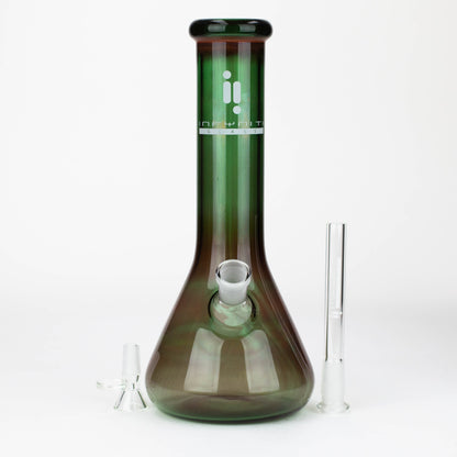 Infyniti |12' Green tube glass water bong