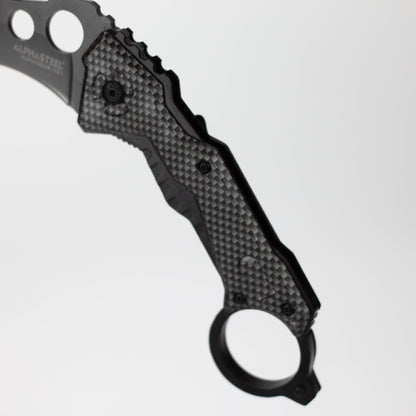 ALPHASTEEL | 7" Folding pocket knife [DA46]