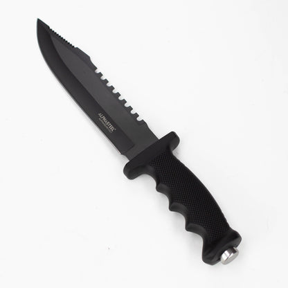 ALPHASTEEL | 11.5″ Tactical Hunting Knife with throwing Knife [1248A]