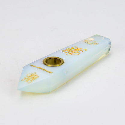 Acid Secs |  Custom Golden Engraving Pipe with Choke