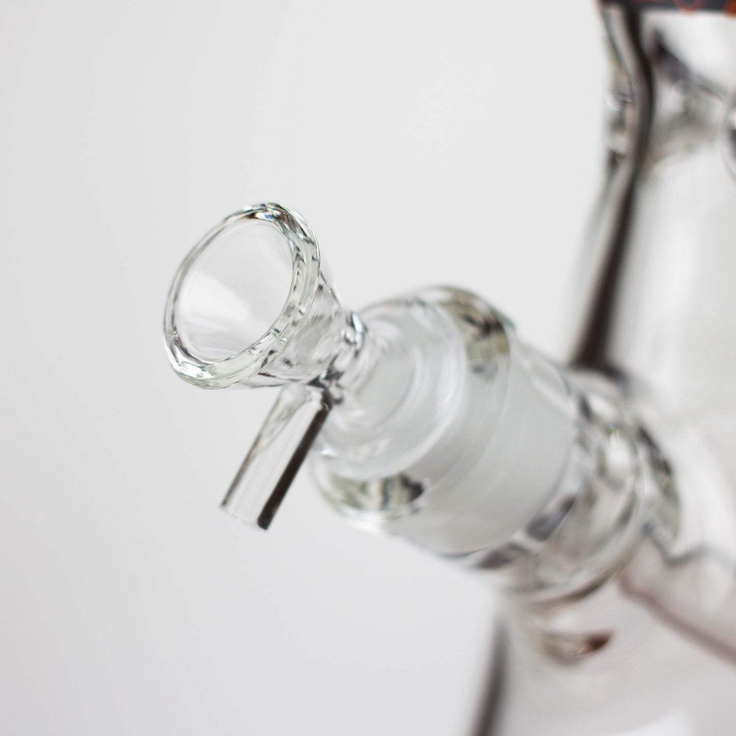 15.5" Egyptian Hieroglyph / 7 mm / Glass Bong  [LL034-RED]