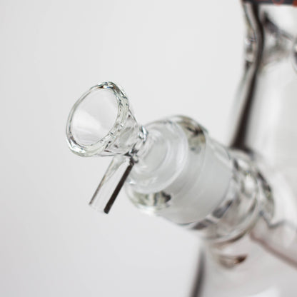 15.5" Egyptian Hieroglyph / 7 mm / Glass Bong  [LL034-RED]