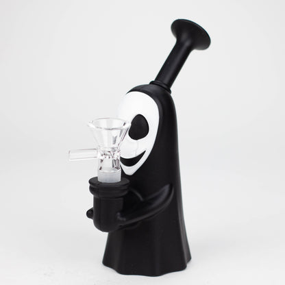 6.5" Ghost Face Water Pipe [YS-609]