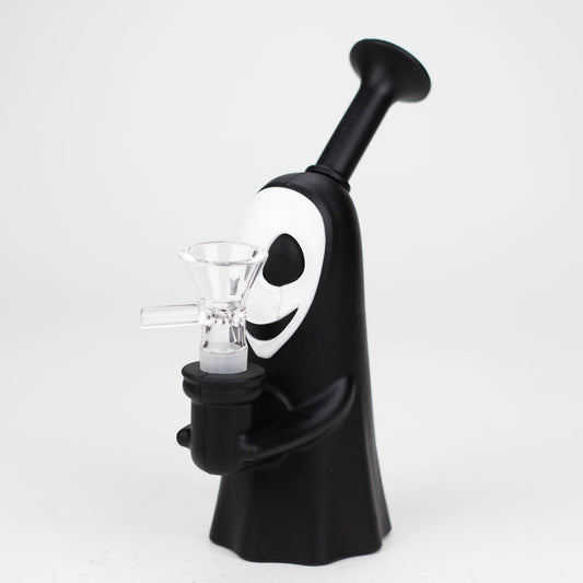6.5" Ghost Face Water Pipe [YS-609]