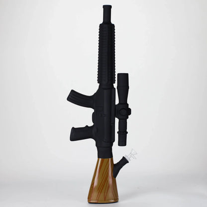 24" Rifle Smoke Glass Bong