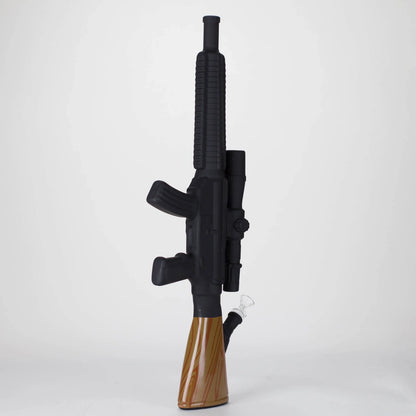 24" Rifle Smoke Glass Bong