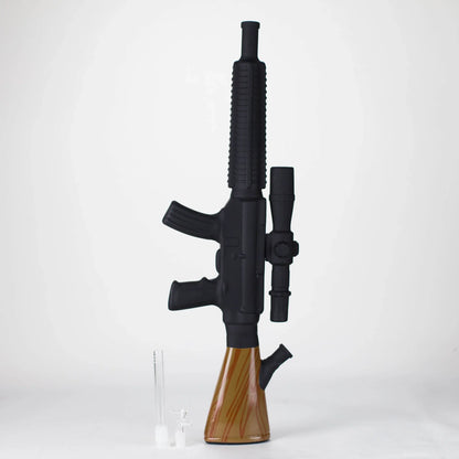 24" Rifle Smoke Glass Bong