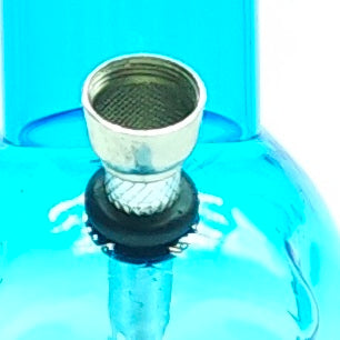 10" Acrylic Skull Design Water Pipe- Color Assorted