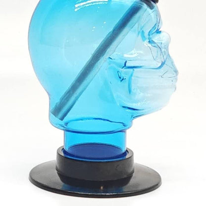 10" Acrylic Skull Design Water Pipe- Color Assorted