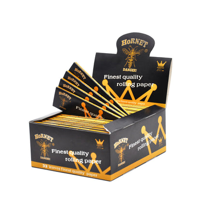 Hornet | Black Natural Gum King Size Rolling Paper