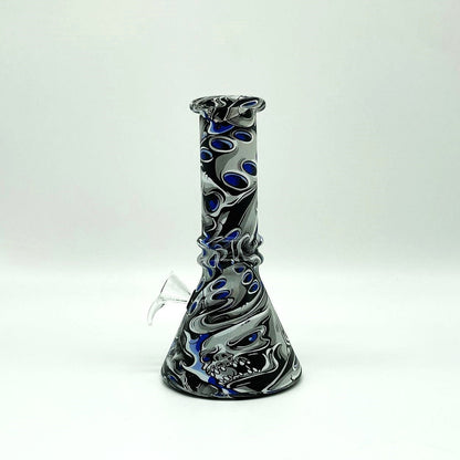 6" Multicolor Mini soft glass water bong Assorted Designs [PIP411]