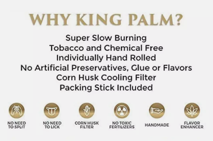 King Palm | Mini Hand-Rolled with flavor tips - 20 pouches Display [SMK983]