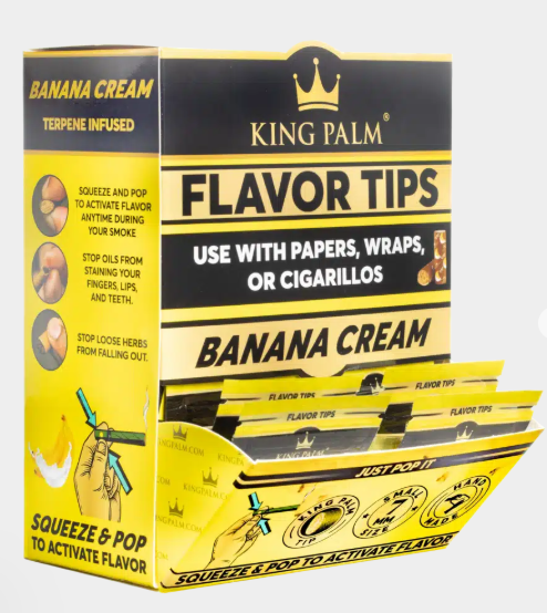 King Palm | Flavor Terpene-Infused Tips Box of 50 Pack [SMK986]