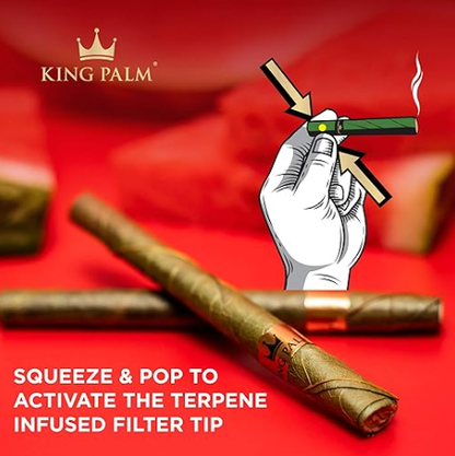 King Palm | Flavor Terpene-Infused Tips Box of 50 Pack [SMK986]