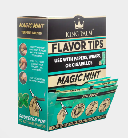 King Palm | Flavor Terpene-Infused Tips Box of 50 Pack [SMK986]